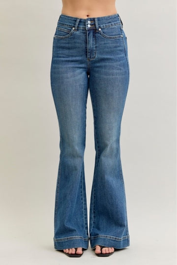 Flare Tummy Control Double Button