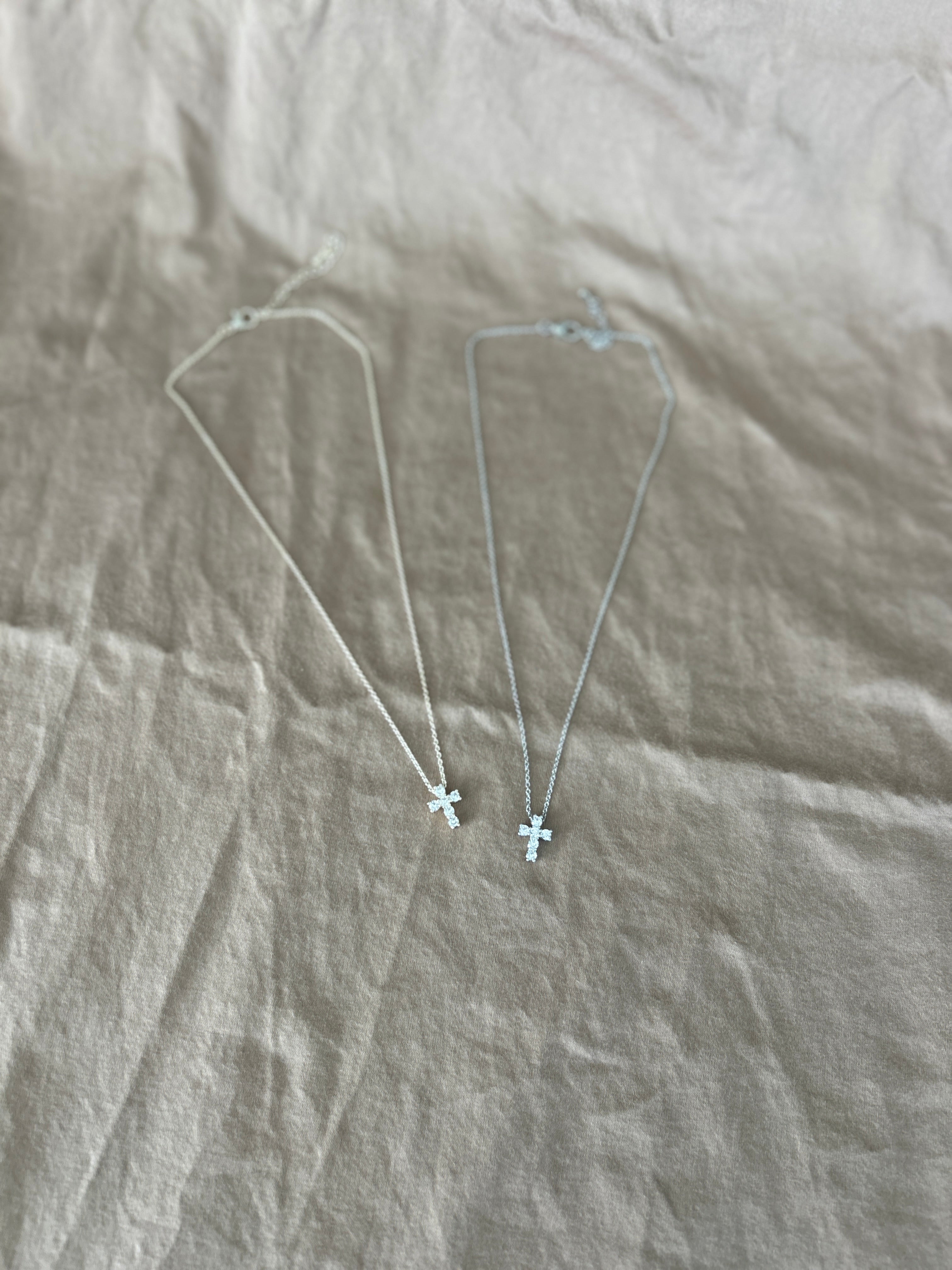 Cross Necklace – 14K Gold Plated