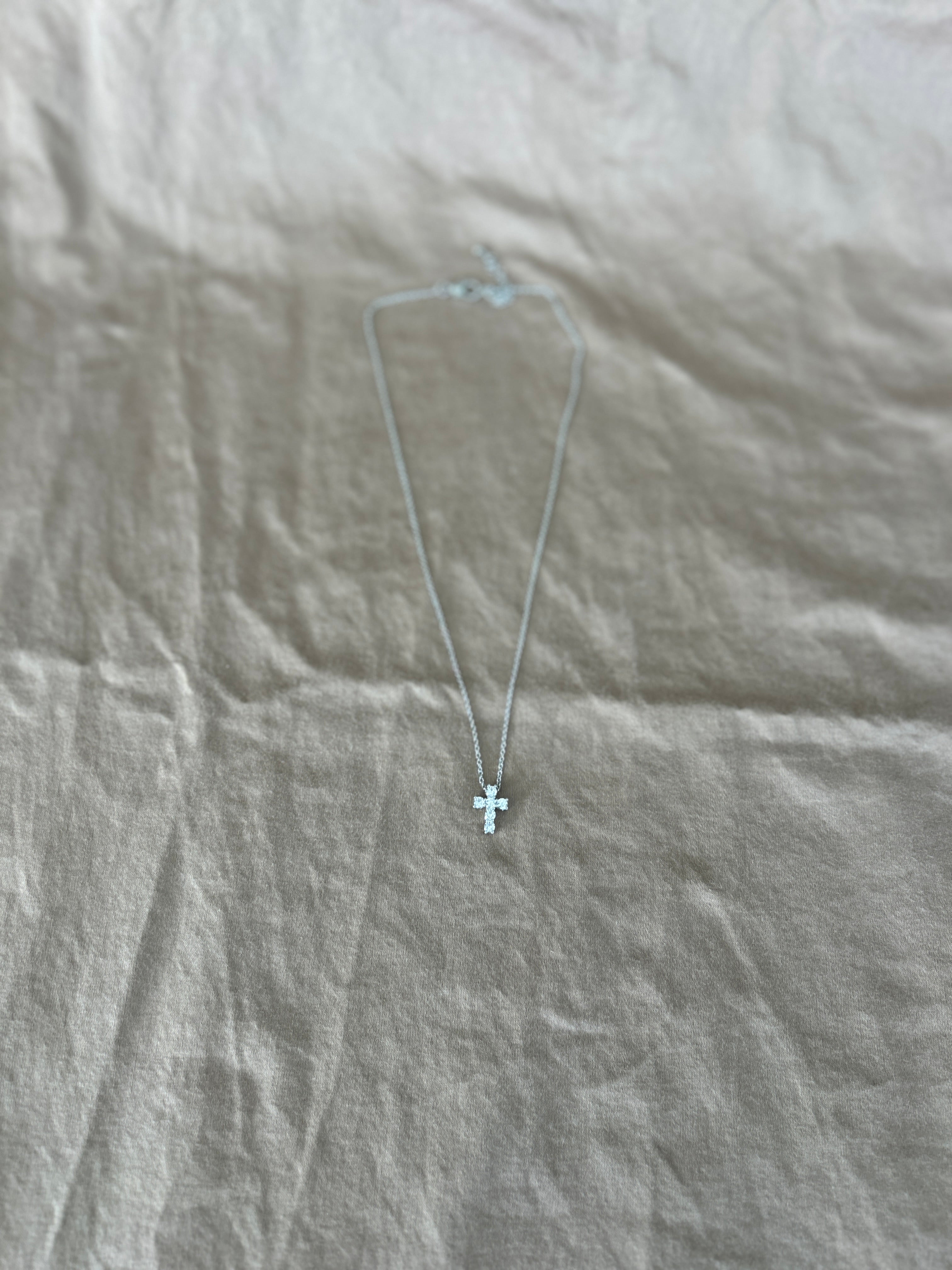 Cross Necklace – 14K Gold Plated