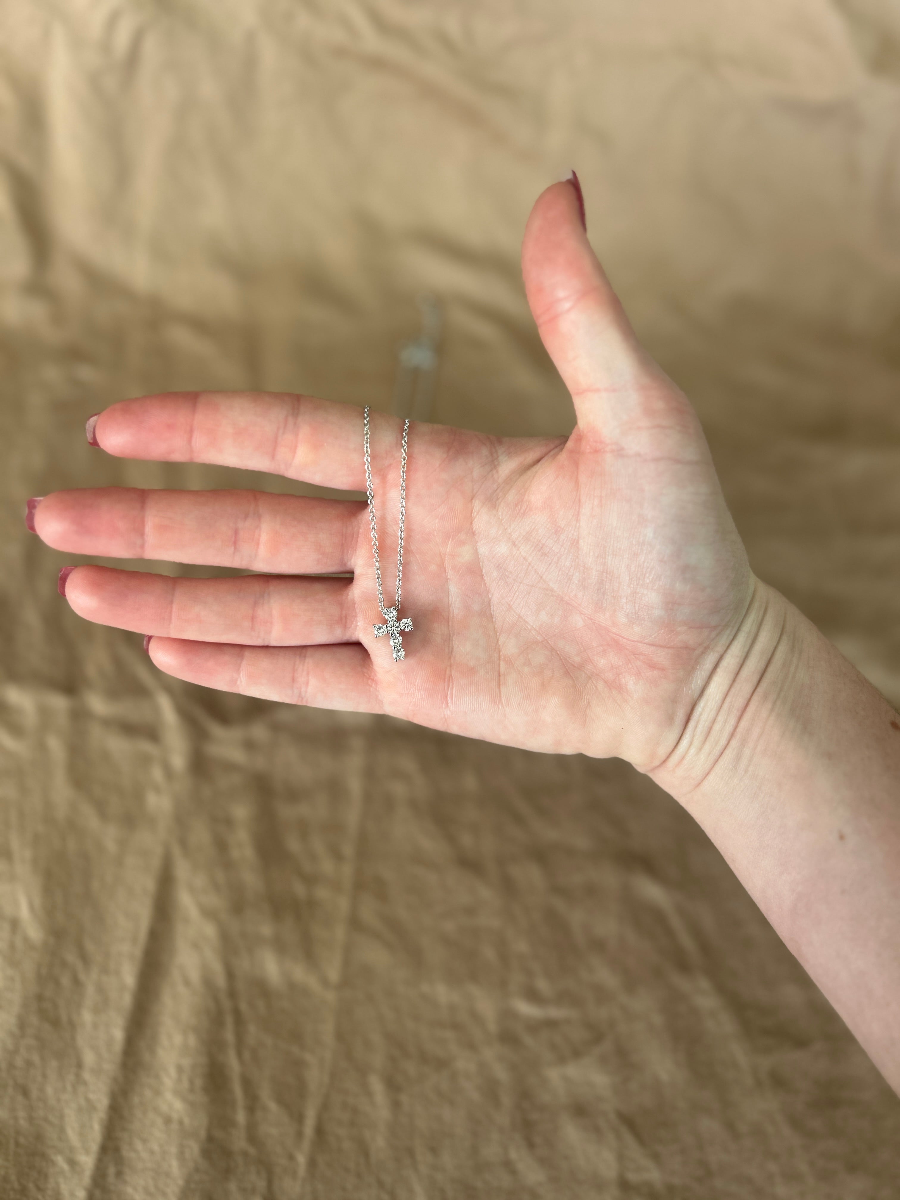 Cross Necklace – 14K Gold Plated