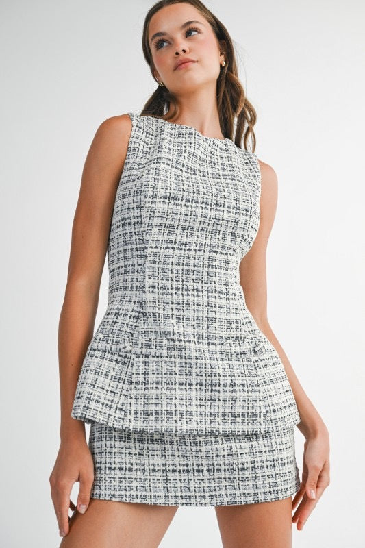 Tweed Mini Dress