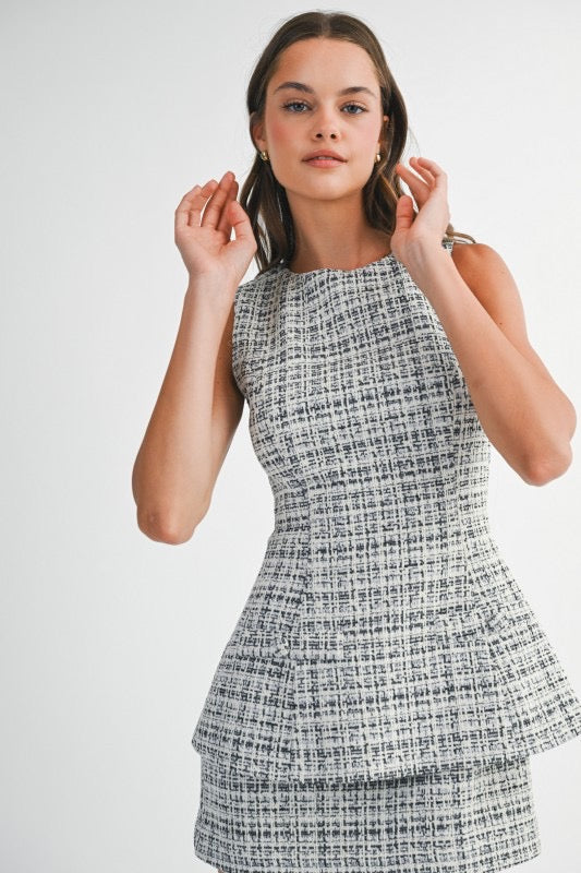 Tweed Mini Dress