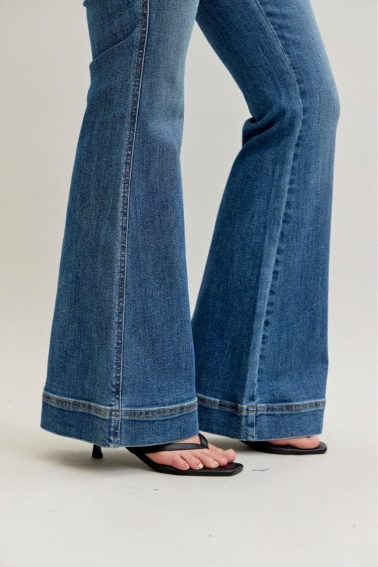 Flare Tummy Control Double Button