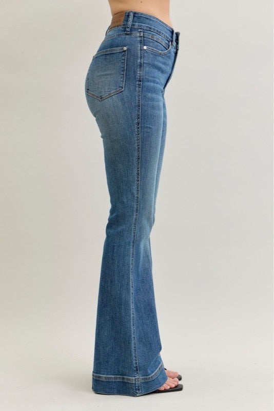 Flare Tummy Control Double Button