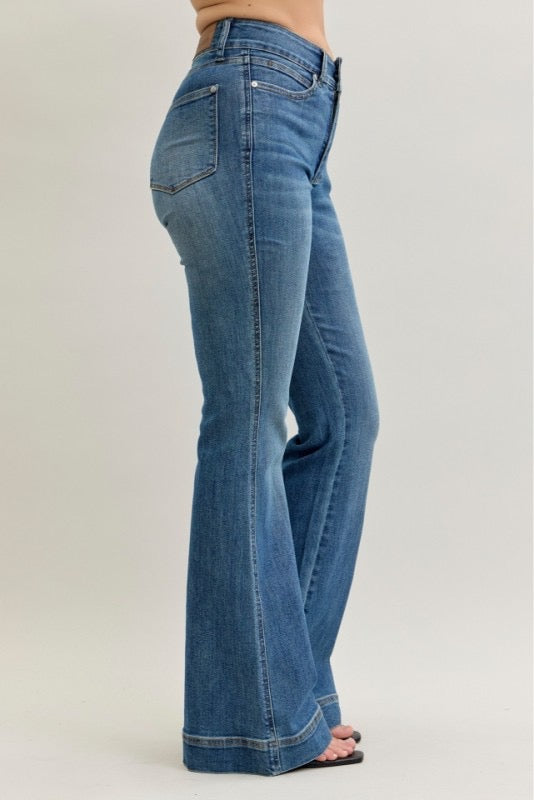 Flare Tummy Control Double Button